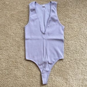 Super Soft Lavender UO Bodysuit Tank